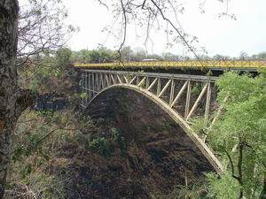 мост из Зимбабве в Замбию